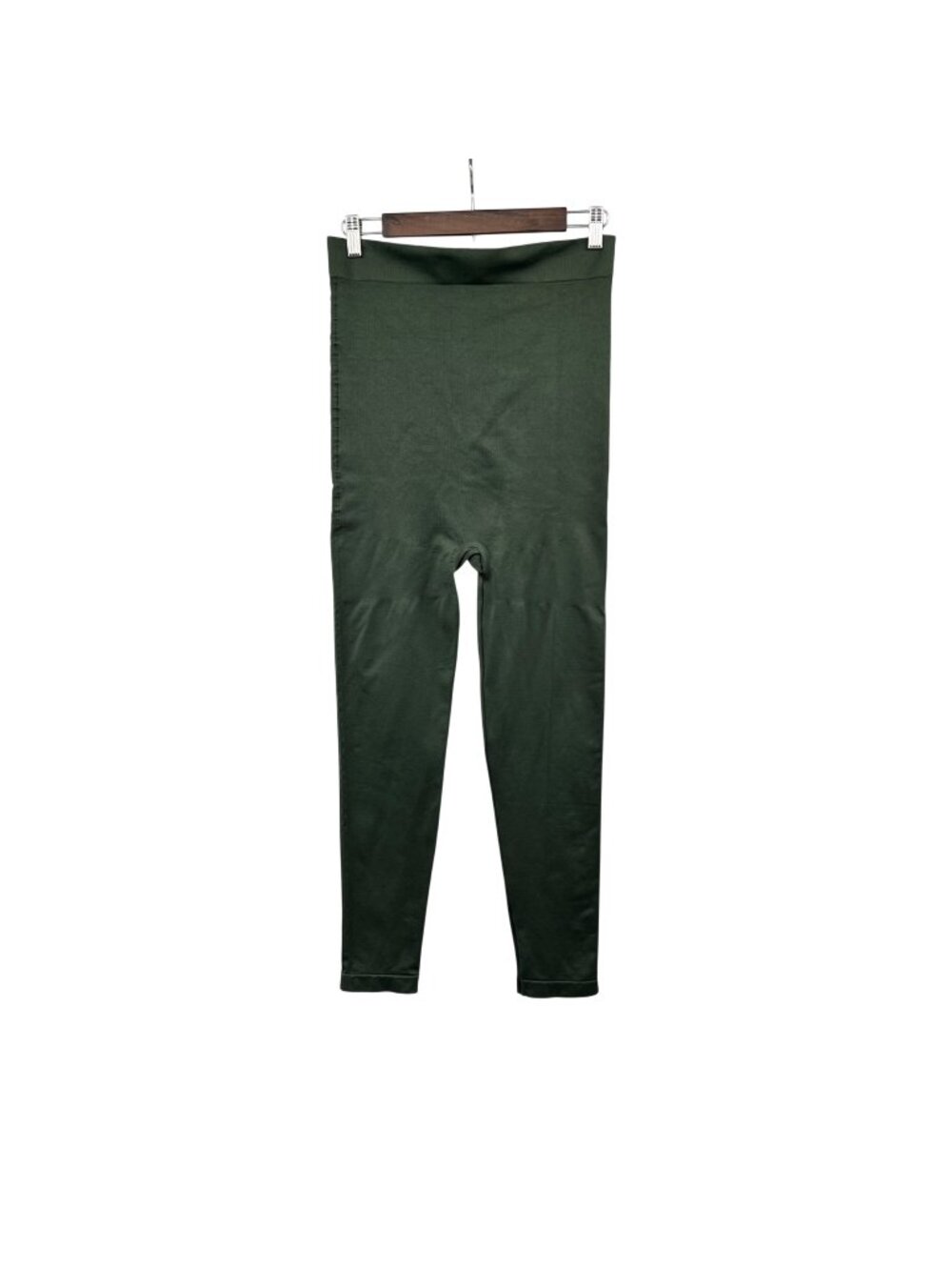 BLANQI Womens Maternity Leggings Green Super High Rise Size XL New